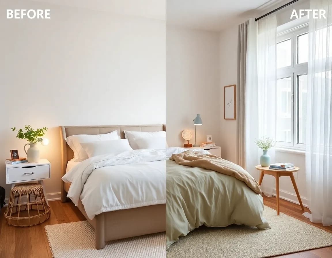 After interior design photo for Bedroom